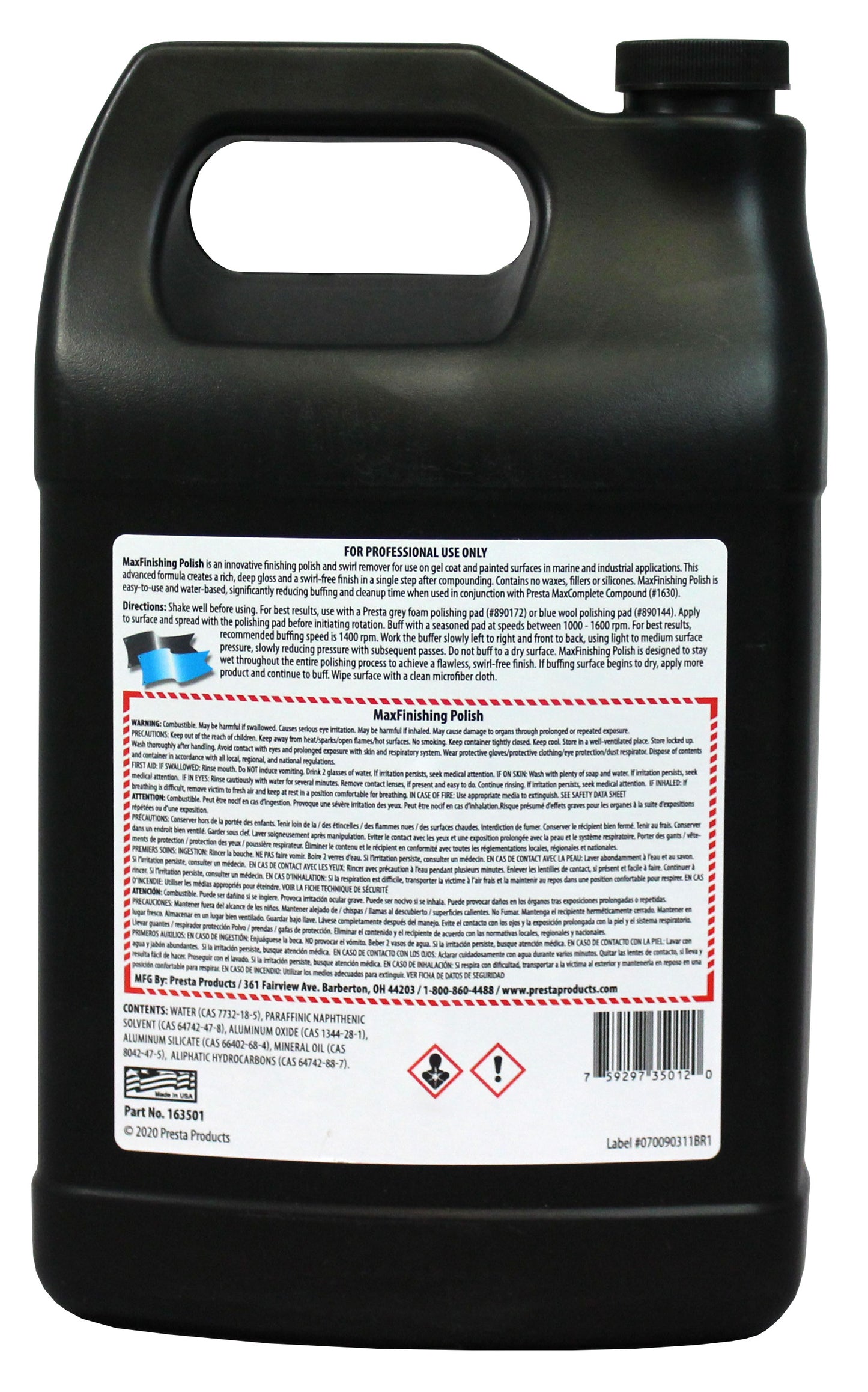 MaxFinishing Polish 1 US Gal
