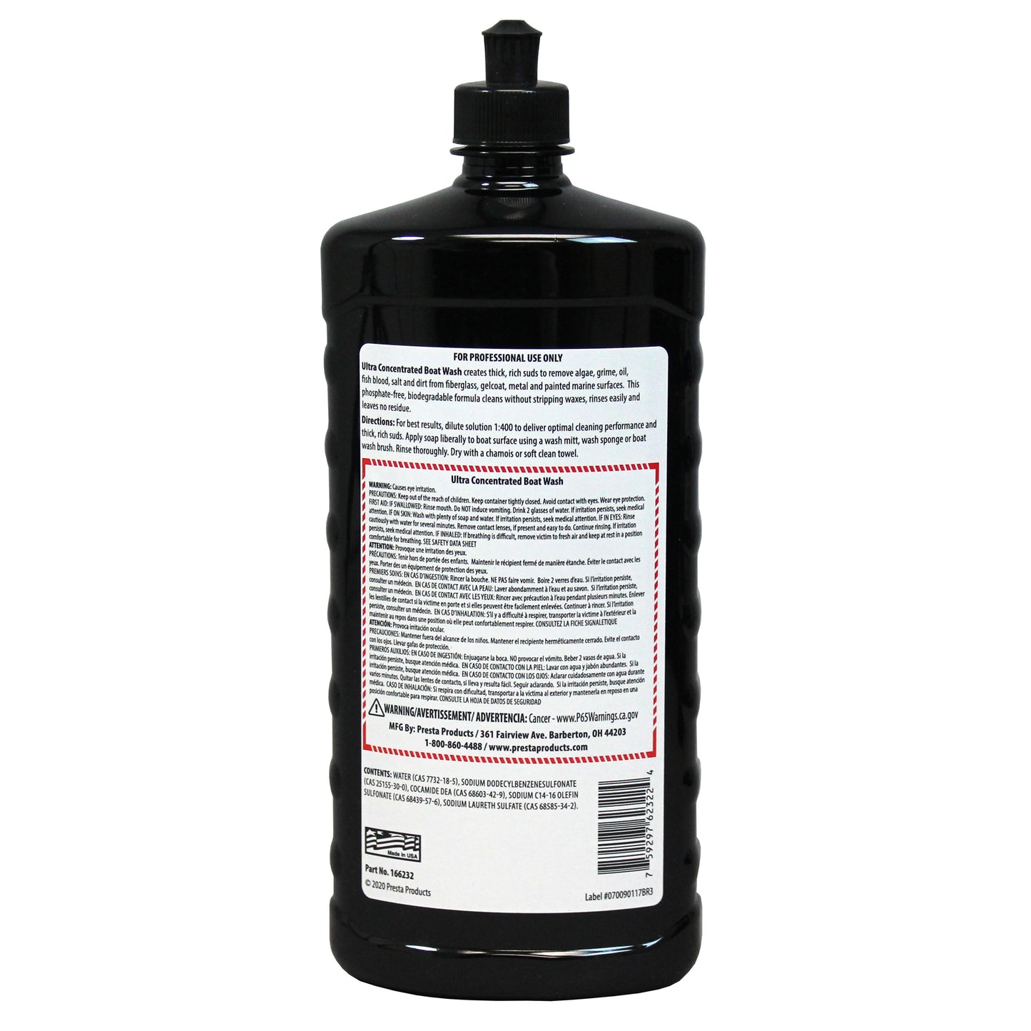 Ultra Concentrated Boat Wash