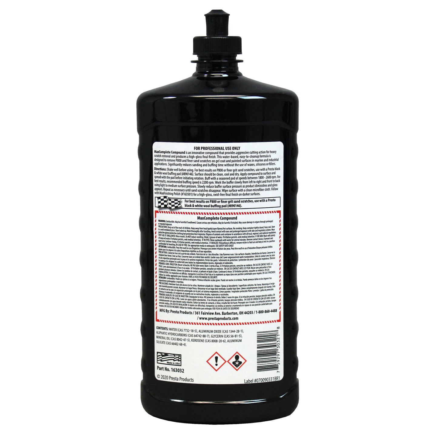 Presta Marine MaxComplete Compound