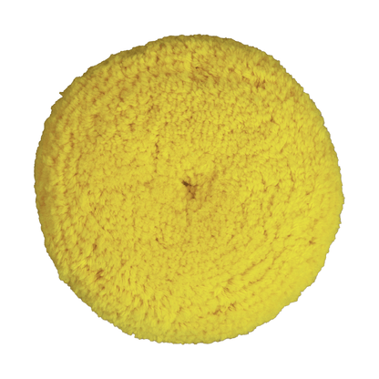 9" Yellow Wool Buffing Pad