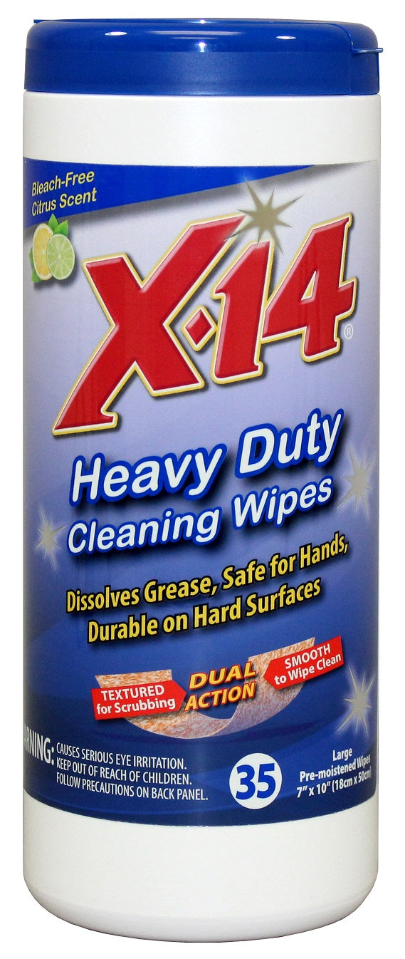 Presta X-14 Heavy-Duty Cleaning Wipes *35-Pack - 240035